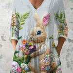 Marguerite | Blusa Lunga con Scollo a V