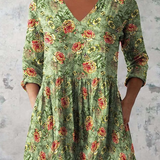 Sara | Blusa Lunga con Scollatura a V