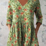 Sara | Blusa Lunga con Scollo a V