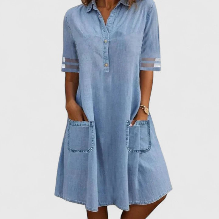 BRITTANY | ABITO IN DENIM DALLA LINEA VALORIZZANTE