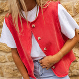 CARLA|GILET ESTIVO VINTAGE