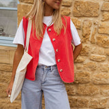 CARLA|GILET ESTIVO VINTAGE