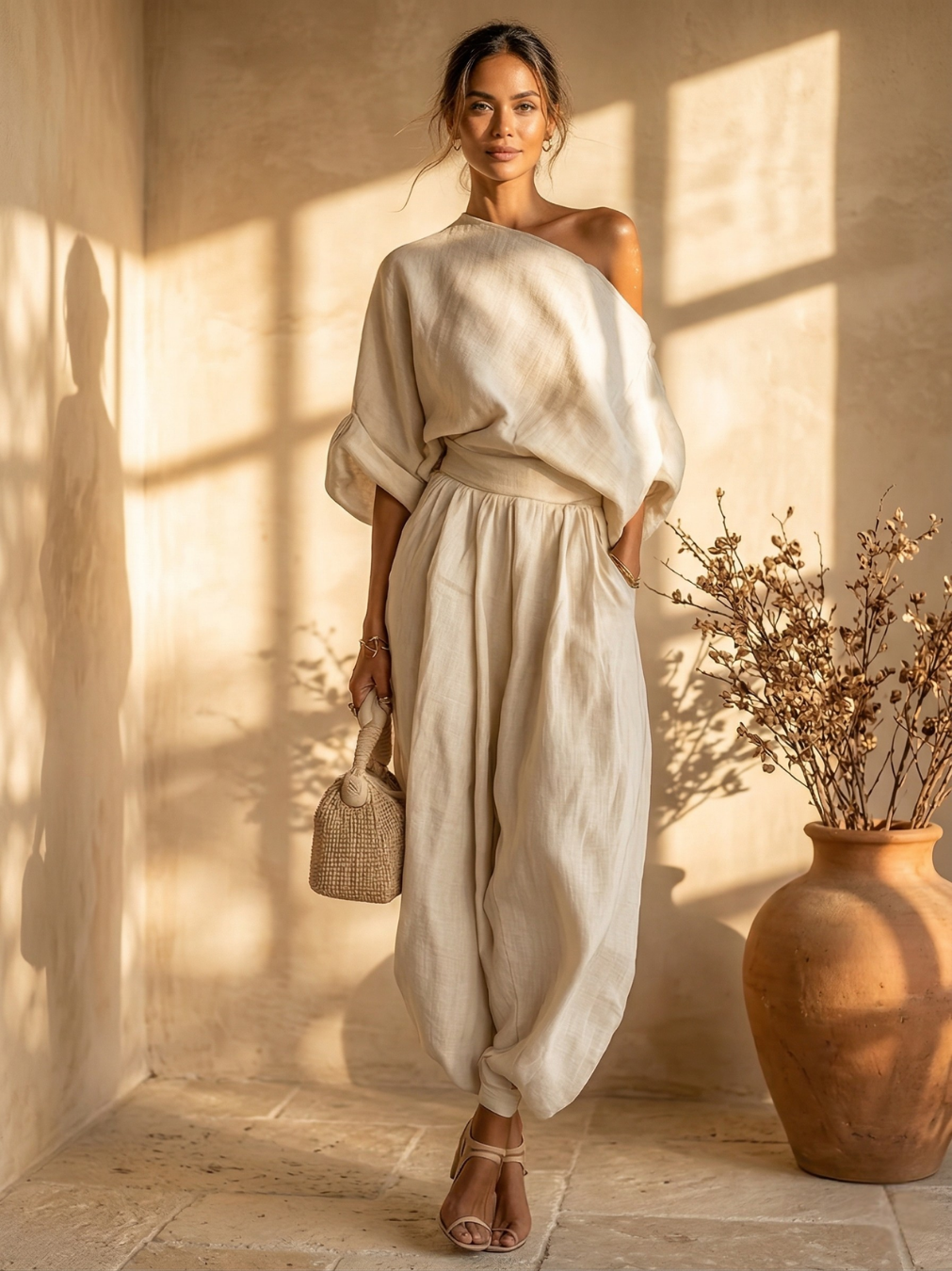 Mila | Completo Due Pezzi con Spalle Scoperte