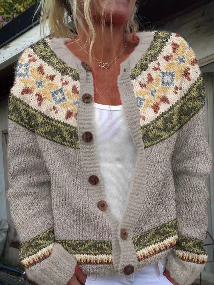 Carla™ | Cardigan Nordico d’Autunno