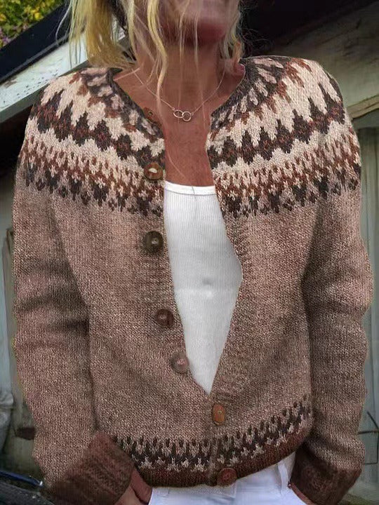 Monica™ | Cardigan Nordico Raffinato