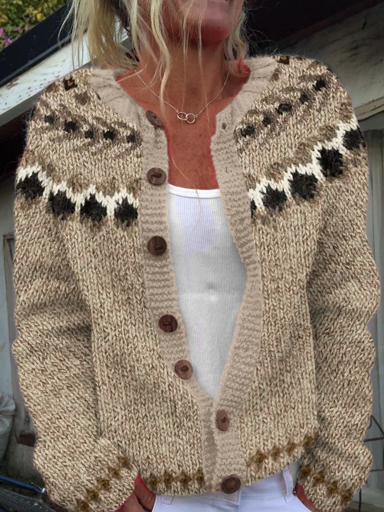 Paola™ | Cardigan Nordico Raffinato