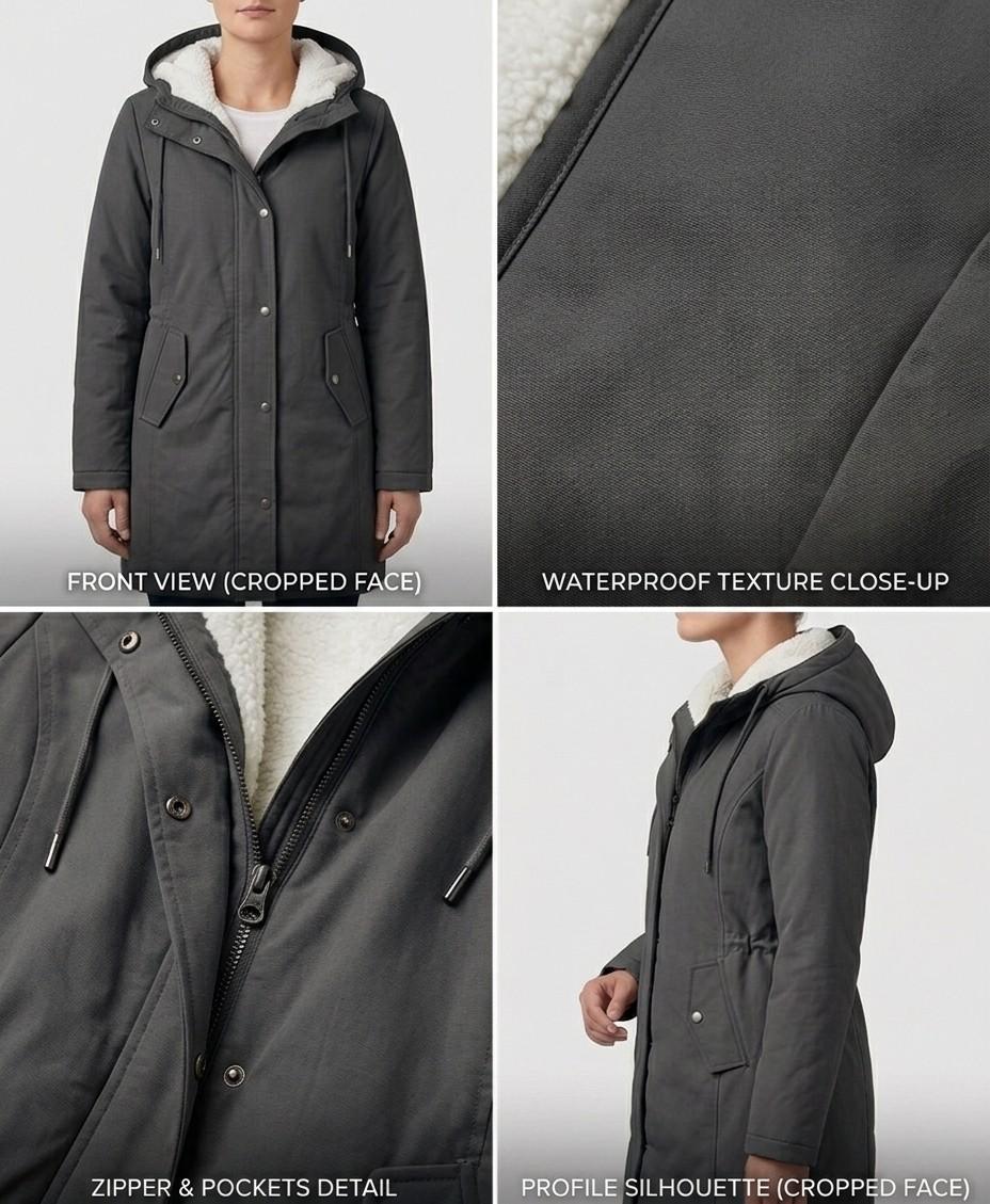 Harriet | Cappotto Impermeabile con Cappuccio