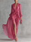 ELLIE | ABITO MAXI CON SCOLLO A V