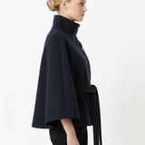 Mantella elegante da donna con cintura
