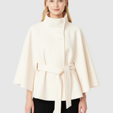 Mantella elegante da donna con cintura