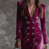 Victoria | Abito Blazer in Velluto