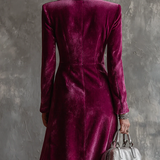 Victoria | Abito Blazer in Velluto