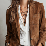 Marcelle | Blazer vintage marrone