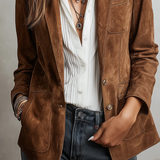 Marcelle | Blazer vintage marrone