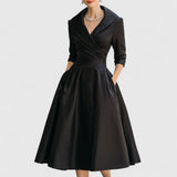 Rosalie | Elegante abito midi con una sottile lucentezza