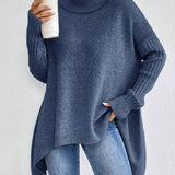 ODETTE™|MAGLIONE DOLCEVITA OVER