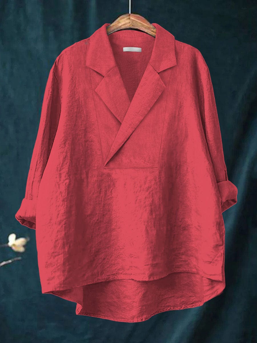 CALYSSA | BLUSA CON COLLO A REVERS