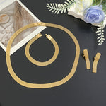 Set Collana Lunga, Bracciale e Orecchini