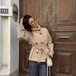 Adelia – Trench avvitato con cintura – 2