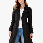 Agata – Trench avvitato con revers – 1