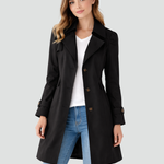 Agata – Trench avvitato con revers – 2