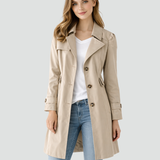 Agata – Trench avvitato con revers – 3