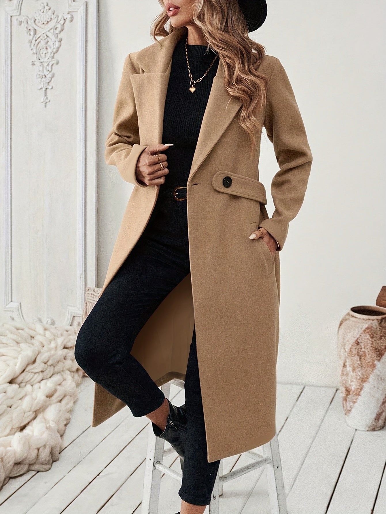 Alessia – Trench lungo dal taglio dritto – 2