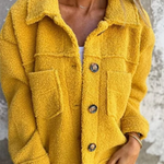 Ambra – Cappotto teddy con bottoni – 3