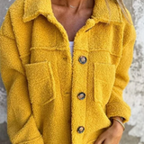 Ambra – Cappotto teddy con bottoni – 3