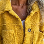 Ambra – Cappotto teddy con bottoni – 7
