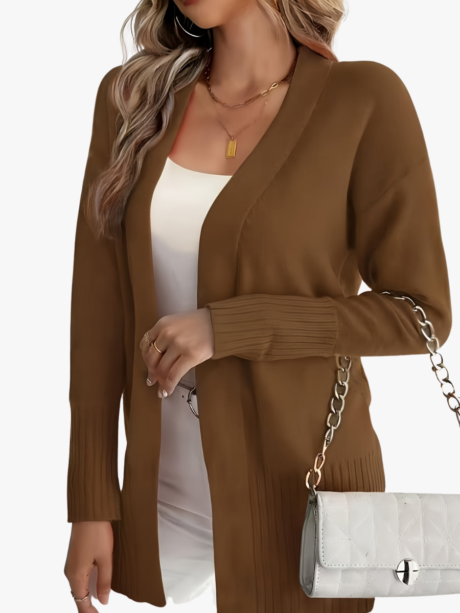 Anita – Cardigan lungo con spalle scese – 12