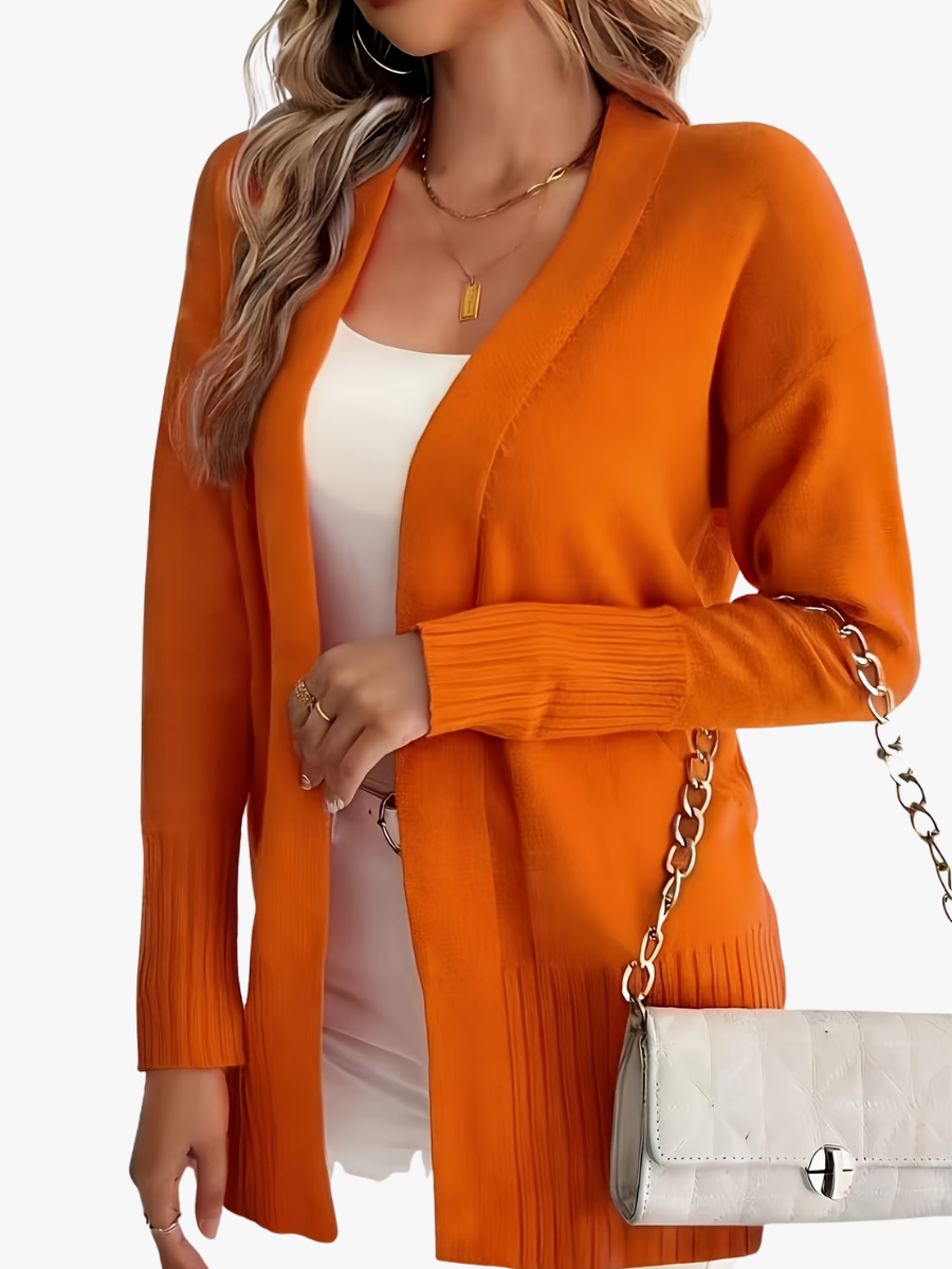 Anita – Cardigan lungo con spalle scese – 8