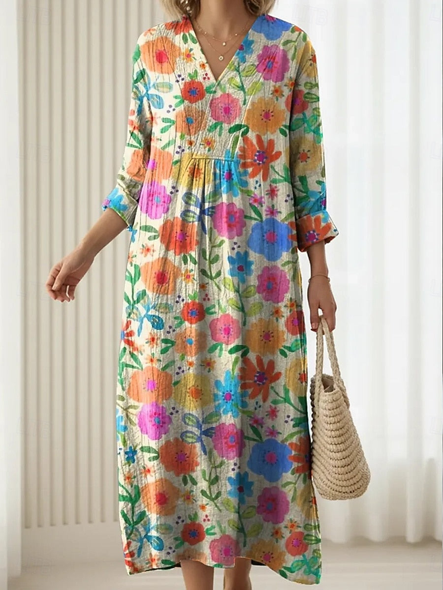 Emma | Abito Boho Floreale