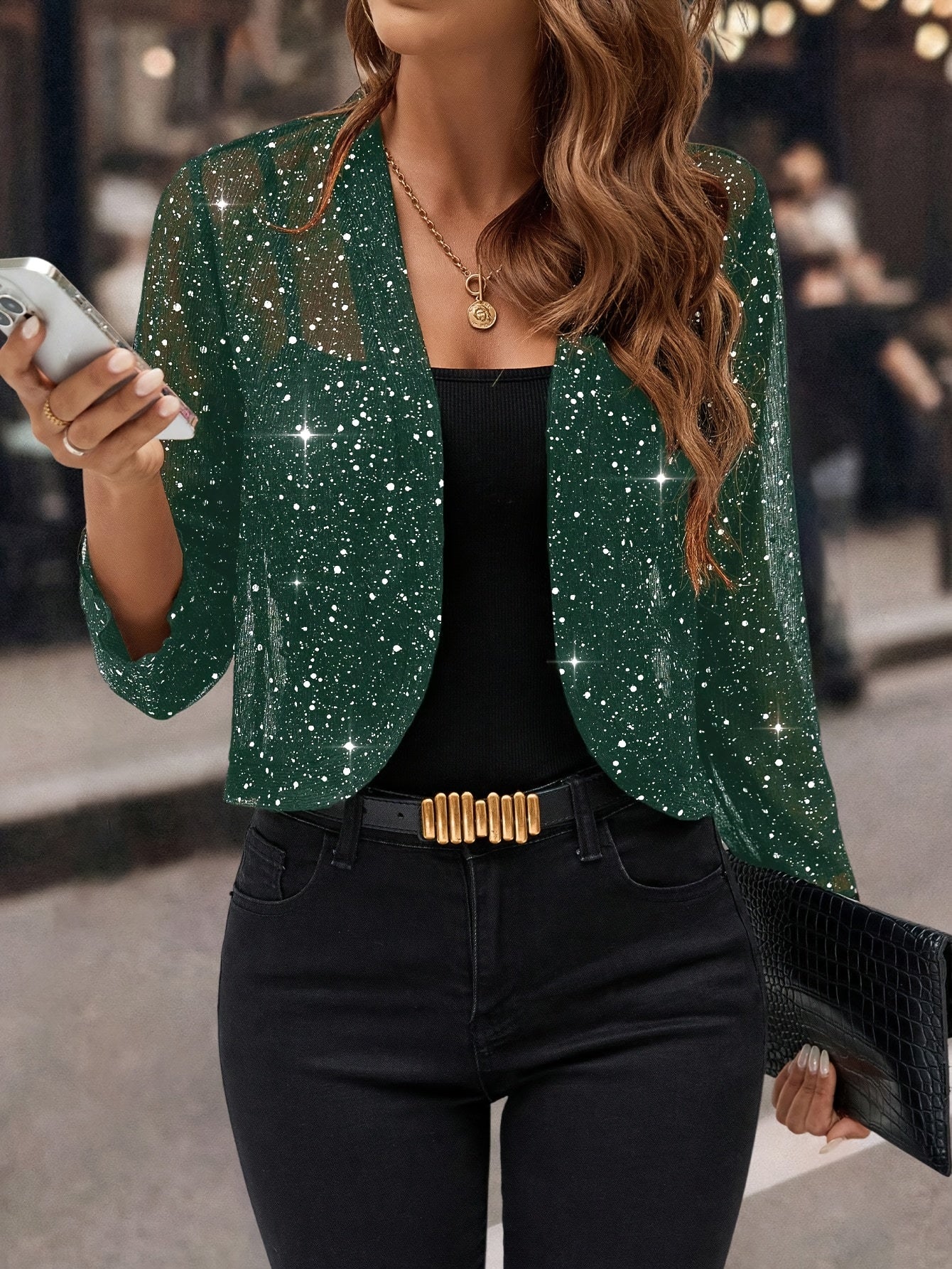 Arianna – Giacca corta con paillettes – 3