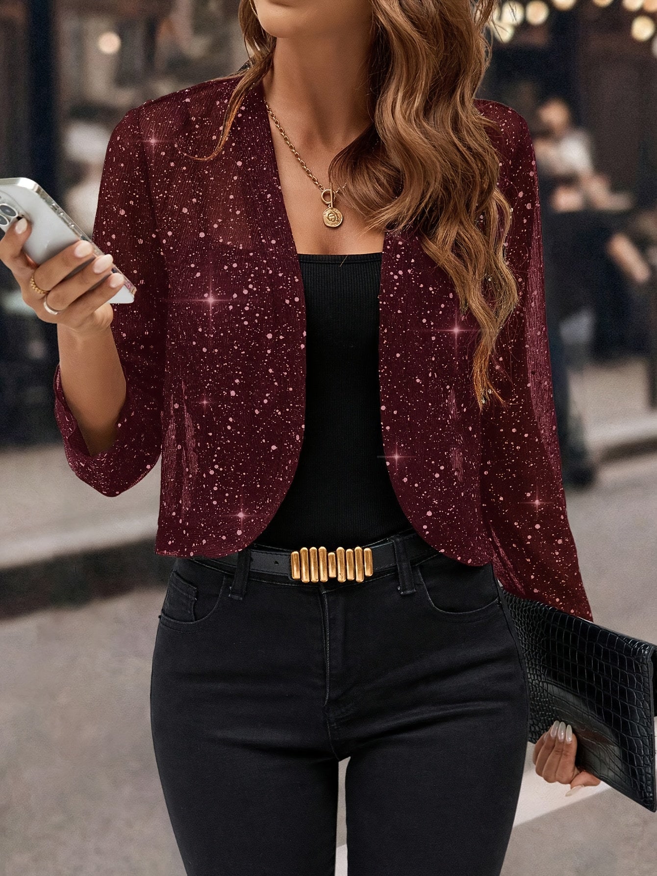 Arianna – Giacca corta con paillettes – 6