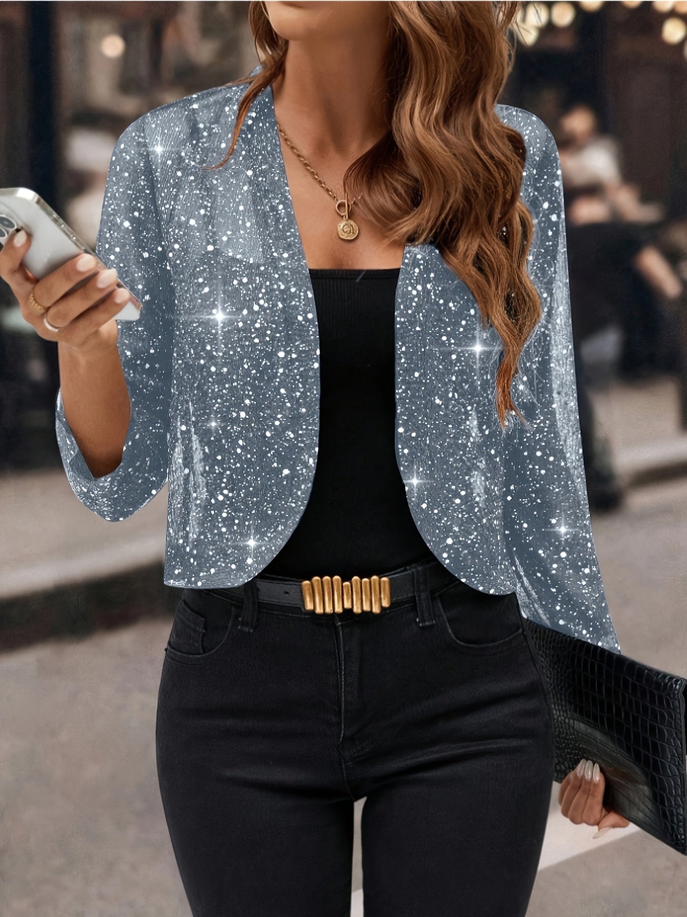 Arianna – Giacca corta con paillettes – 7