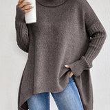 ODETTE™|MAGLIONE DOLCEVITA OVER