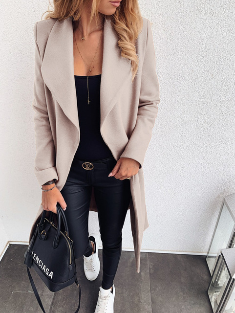 Beatrice – Cappotto con collo a cascata – 1