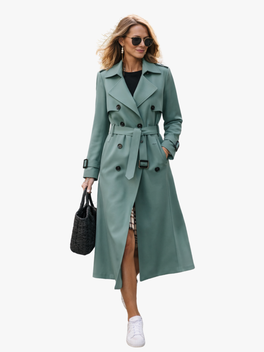 Benedetta – Trench lungo con cintura regolabile – 1