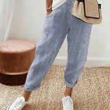GIULIA™|PANTALONI A RIGHE