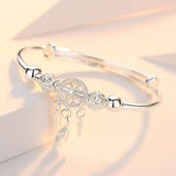 Bracciale con ciondolo Acchiappasogni in argento – Immagine 2