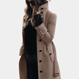Brunella – Cappotto lungo con cintura regolabile – 1