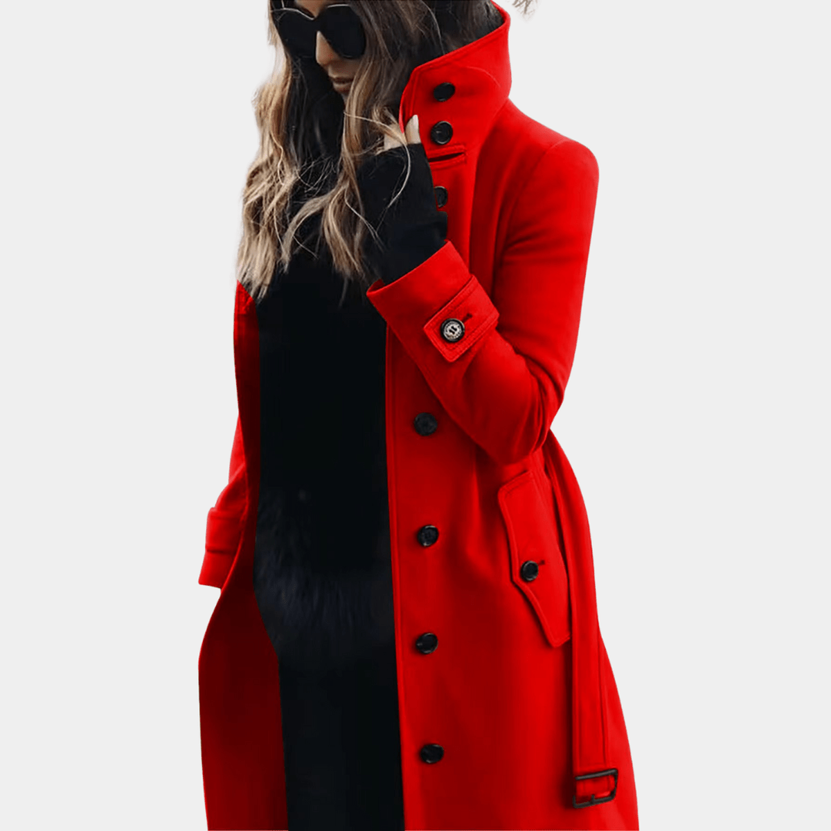 Brunella – Cappotto lungo con cintura regolabile – 3