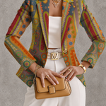 Faustine | Blazer Donna con Motivo Medaglione
