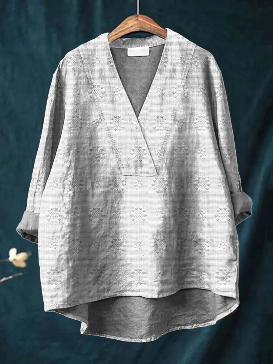 CORINNA | BLUSA CON SCOLLO A V
