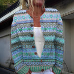 Graziella™ | Cardigan Blu Elegante