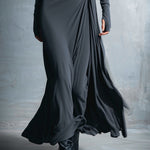 YASMINA | ABITO MAXI CON ALLACCIATURA LATERALE