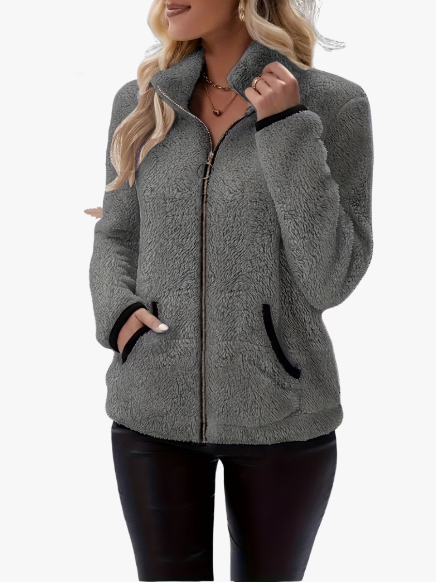 Carina – Giacca con collo alto e zip – 1