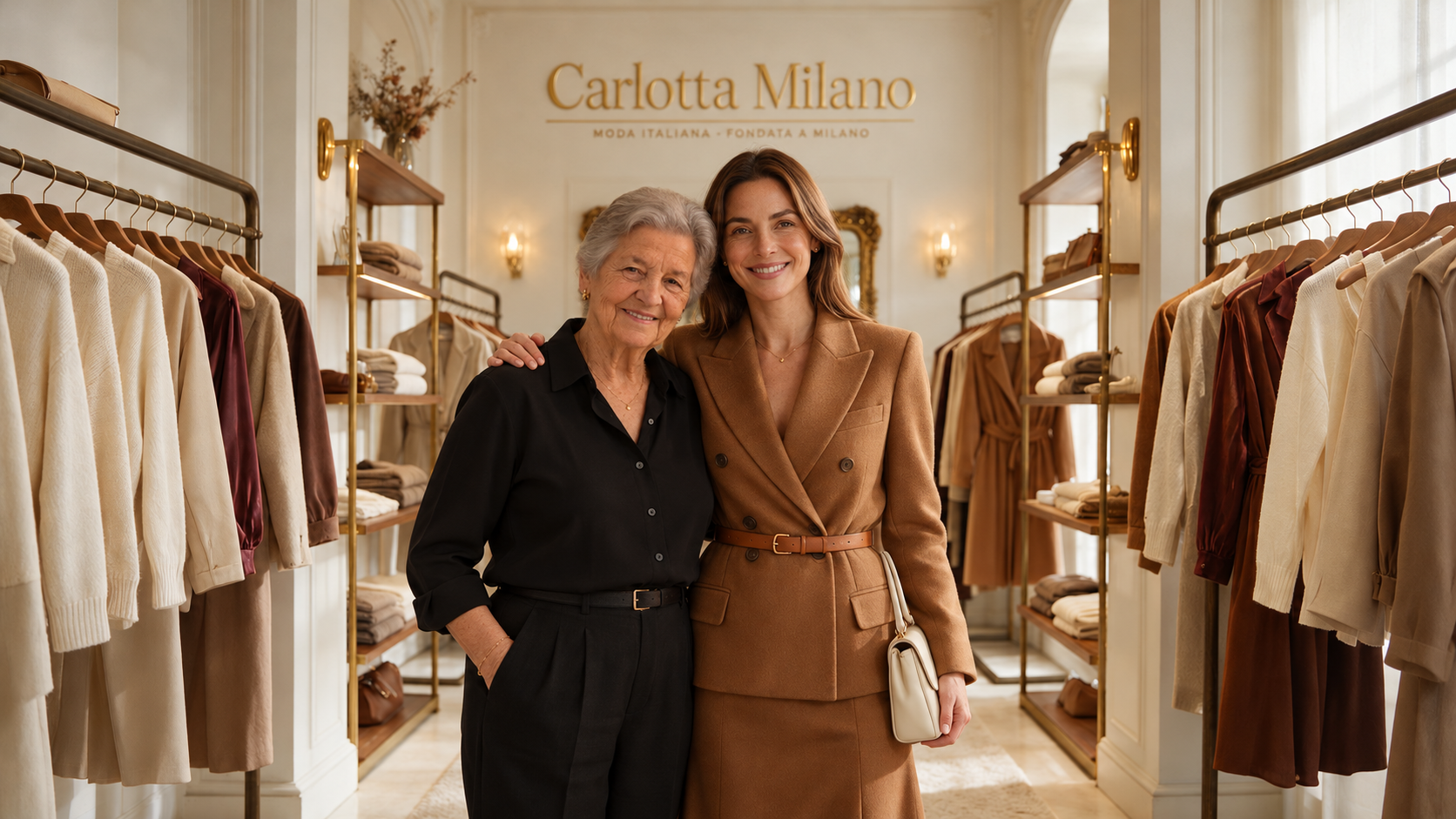 Composizione illustrativa di Carlotta e sua nipote Carlotta