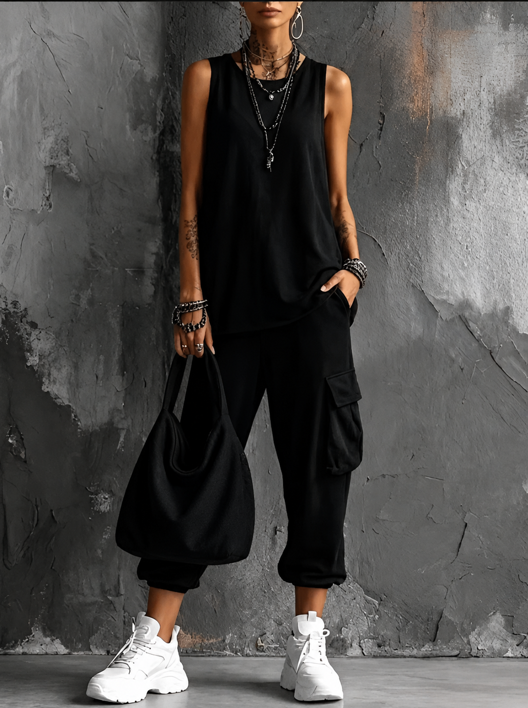 Noelia | Completo casual con borsa